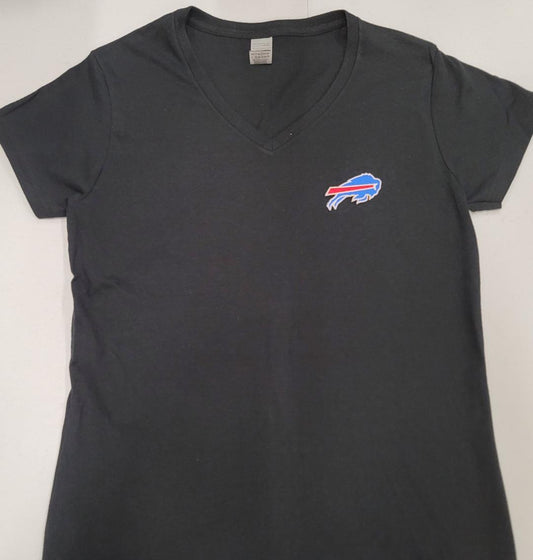 Womens NFL Team Apparel BUFFALO BILLS V-Neck Football Shirt BLACK