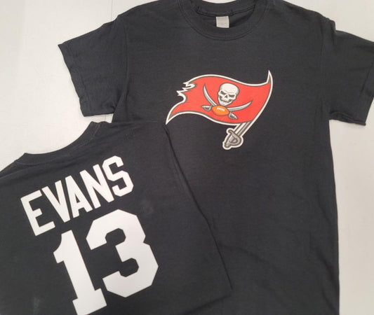 Mens NFL Team Apparel Tampa Bay Buccaneers MIKE EVANS Football Jersey Shirt BLACK