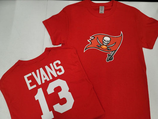 Mens NFL Team Apparel Tampa Bay Buccaneers MIKE EVANS Football Jersey Shirt RED