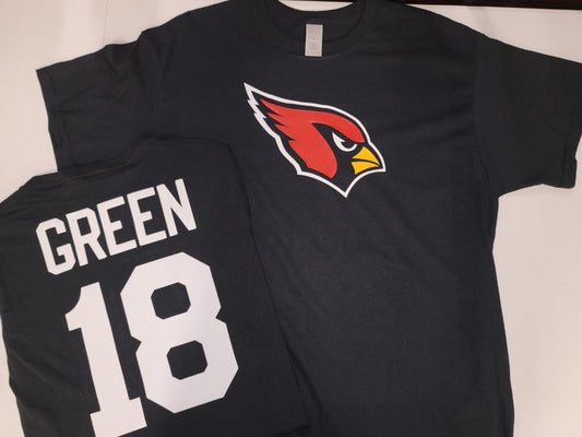 Mens NFL Team Apparel Arizona Cardinals AJ GREEN Football Jersey Shirt BLACK