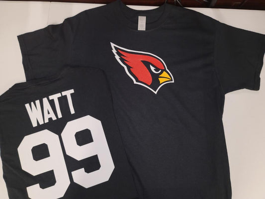 Mens NFL Team Apparel Arizona Cardinals JJ WATT Football Jersey Shirt BLACK