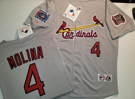 MOLINA St. Louis Cardinals BOYS Majestic MLB Baseball jersey HOME
