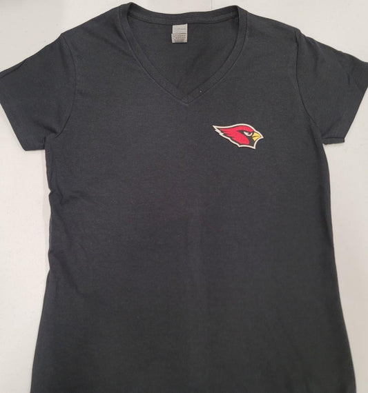 Womens NFL Team Apparel ARIZONA CARDINALS V-Neck Football Shirt BLACK
