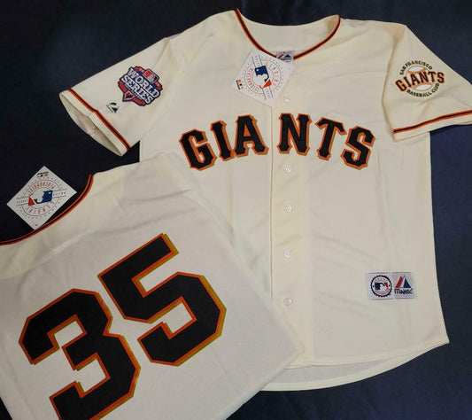 Buster Posey San Francisco Giants Cooperstown Men Home White Throwback  Jersey