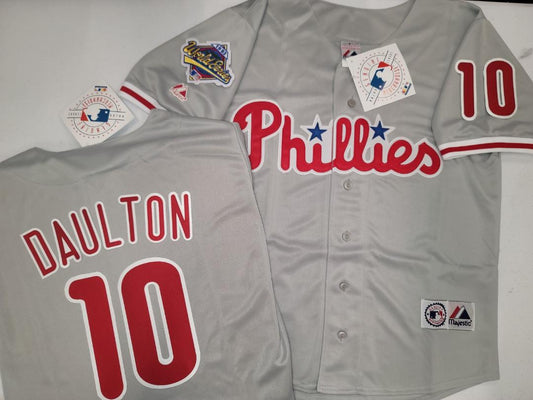 1993 John Kruk Philadelphia Phillies World Series Authentic Russell MLB  Jersey Size 50 XL – Rare VNTG