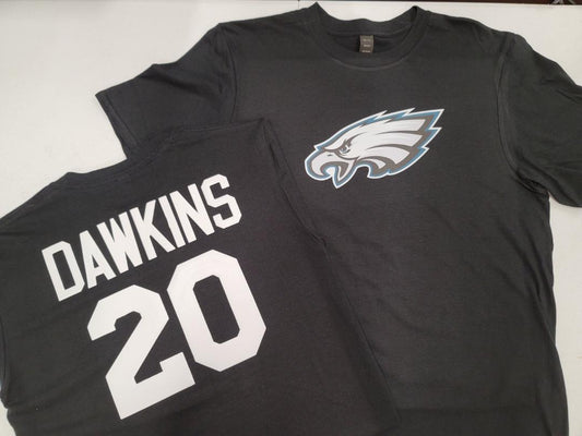 Mens NFL Team Apparel Philadelphia Eagles BRIAN DAWKINS Football Jersey Shirt BLACK