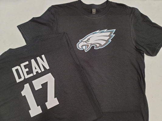 Mens NFL Team Apparel Philadelphia Eagles NAKOBE DEAN Football Jersey Shirt BLACK