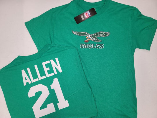 Mens NFL Team Apparel Philadelphia Eagles ERIC ALLEN Football Jersey Shirt KELLY GREEN