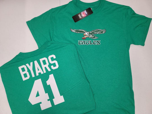 Mens NFL Team Apparel Philadelphia Eagles KEITH BYARS Football Jersey Shirt KELLY GREEN