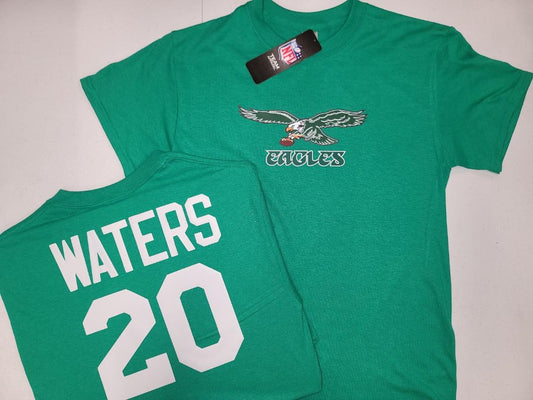Mens NFL Team Apparel Philadelphia Eagles ANDRE WATERS Football Jersey Shirt KELLY GREEN