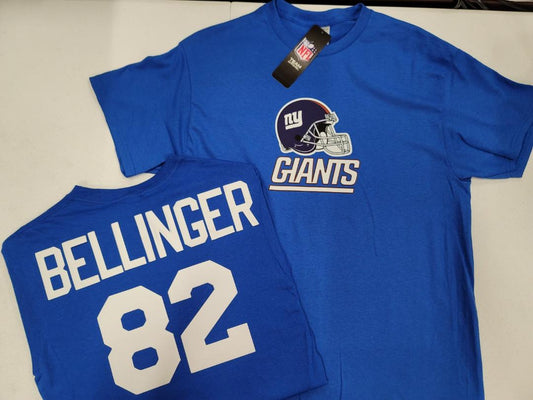 Mens NFL Team Apparel New York Giants DANIEL BELLINGER Football Jersey Shirt ROYAL