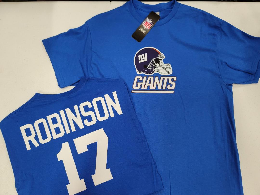 Mens NFL Team Apparel New York Giants WAN'DALE ROBINSON Football Jersey Shirt ROYAL