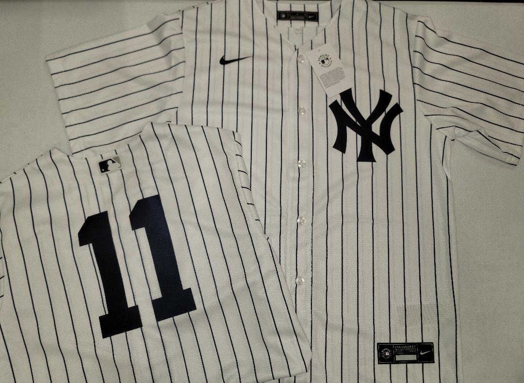 Mens NIKE New York Yankees ANTHONY VOLPE Sewn Baseball Jersey WHITE