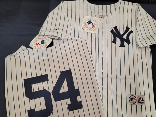 Majestic New York Yankees GOOSE GOSSAGE Sewn Baseball JERSEY White P/S