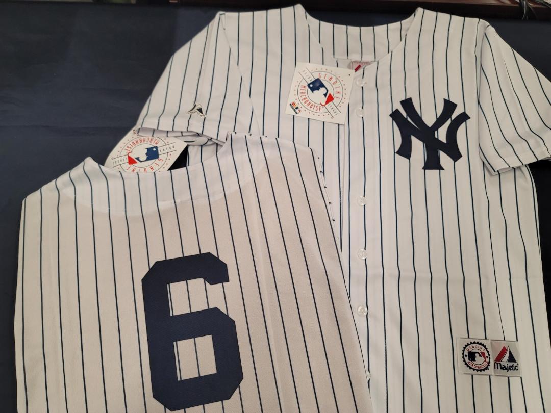 Majestic New York Yankees JOE TORRE Sewn Baseball JERSEY White P/S