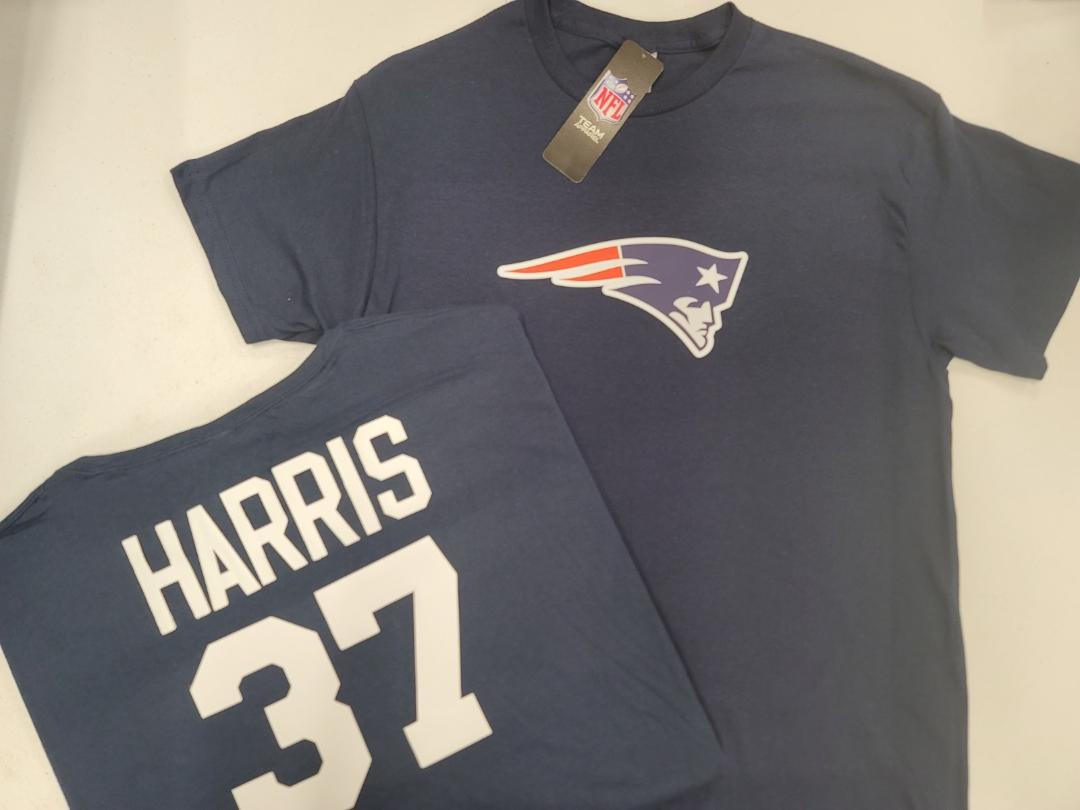 Mens NFL Team Apparel New England Patriots DAMIEN HARRIS Football Jersey Shirt NAVY