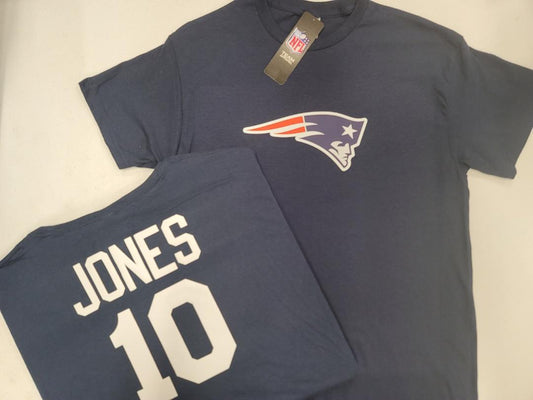 Mens NFL Team Apparel New England Patriots MAC JONES Football Jersey Shirt NAVY