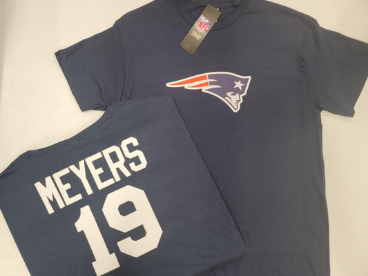 Mens NFL Team Apparel New England Patriots JAKOBI MEYERS Football Jersey Shirt NAVY