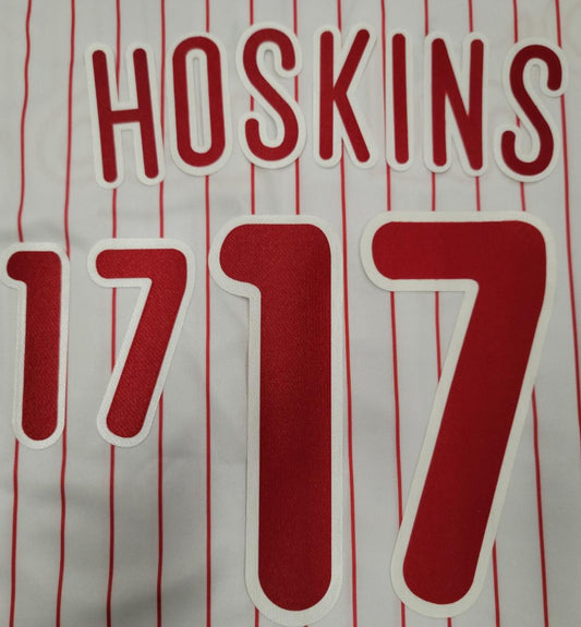 PHILADELPHIA PHILLIES Authentic RHYS HOSKINS Number KIT For Jersey