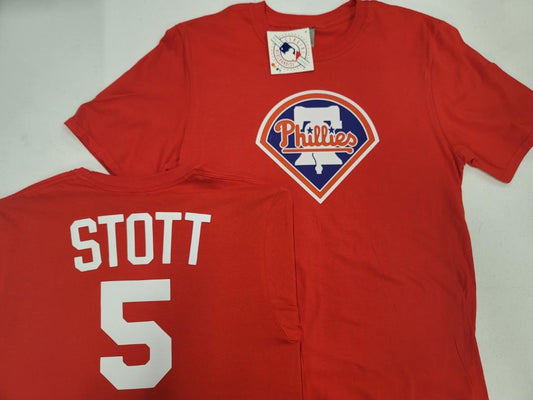 BOYS YOUTH MLB Team Apparel Philadelphia Phillies BRYSON STOTT Baseball Jersey Shirt RED