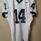 Mens Nike NCAA PENN STATE NITTANY LIONS PSU #14 AUTHENTIC Game JERSEY WHITE