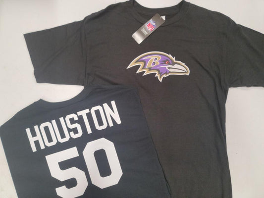 Mens NFL Team Apparel Baltimore Ravens JUSTIN HOUSTON Football Jersey Shirt BLACK