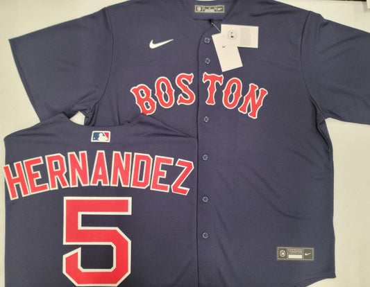 Nike Boston Red Sox KIKI HERNANDEZ Baseball Jersey BLUE