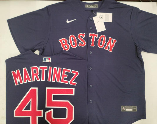 Nike Boston Red Sox PEDRO MARTINEZ Baseball Jersey BLUE