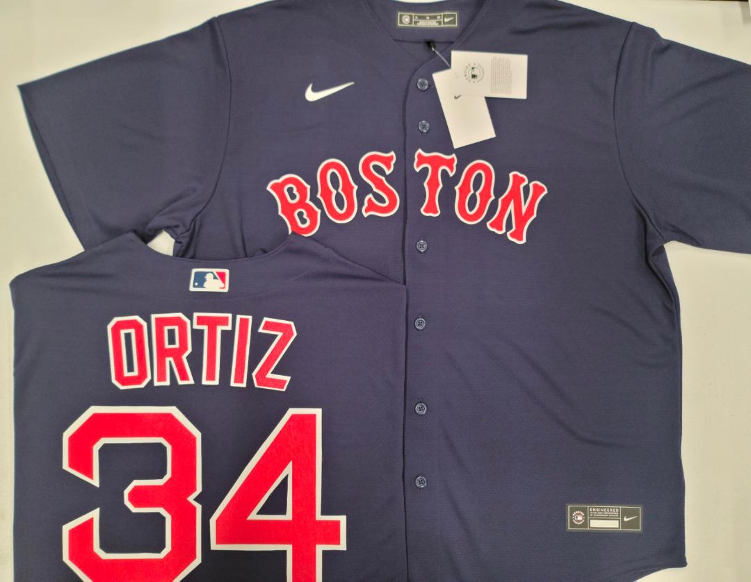 Nike Boston Red Sox DAVID ORTIZ Baseball Jersey BLUE