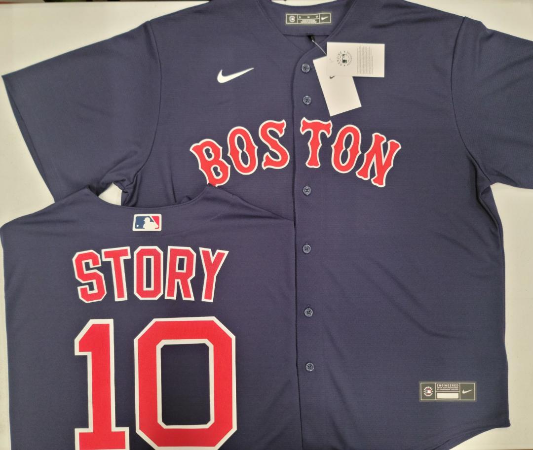 Nike Boston Red Sox TREVOR STORY Baseball Jersey BLUE