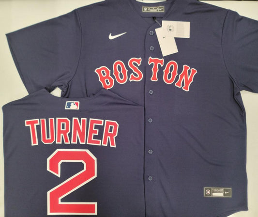 Nike Boston Red Sox JUSTIN TURNER Baseball Jersey BLUE