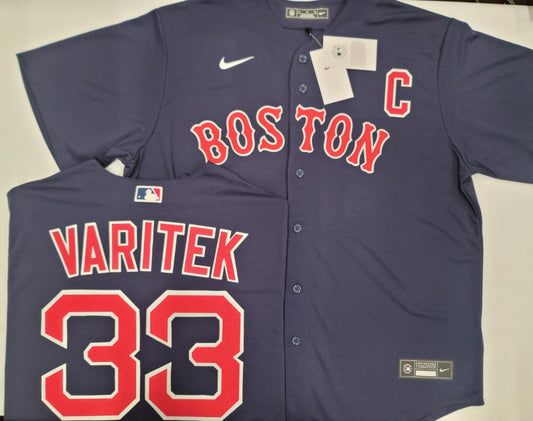 Nike Boston Red Sox JASON VARITEK Baseball Jersey BLUE