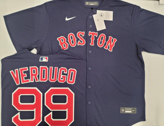 Nike Boston Red Sox ALEX VERDUGO Baseball Jersey BLUE
