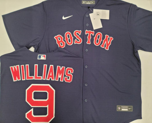 Nike Boston Red Sox TED WILLIAMS Baseball Jersey BLUE