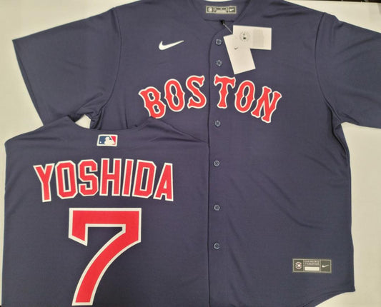 Nike Boston Red Sox MASATAKA YOSHIDA Baseball Jersey BLUE