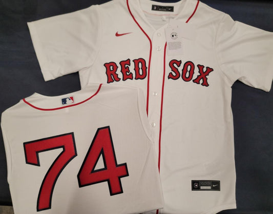 Nike Boston Red Sox KENSLEY JANSEN Baseball Jersey WHITE