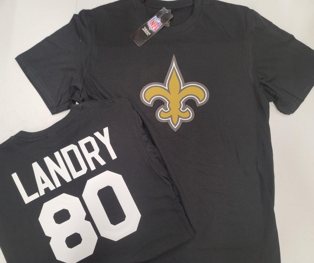 Mens NFL Team Apparel New Orleans Saints JARVIS LANDRY Football Jersey Shirt BLACK
