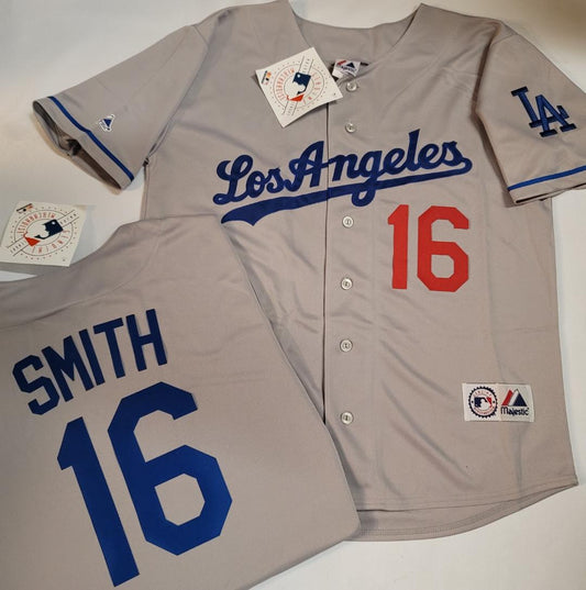 Majestic Los Angeles Dodgers WILL SMITH Baseball Jersey GRAY