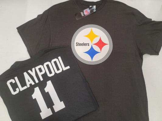 Mens NFL Team Apparel Pittsburgh Steelers CHASE CLAYPOOL Football Shirt BLACK