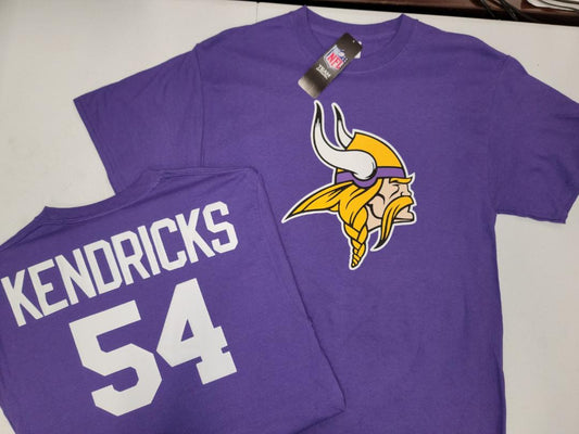 Mens NFL Team Apparel Minnesota Vikings ERIC KENDRICKS Football Jersey Shirt PURPLE