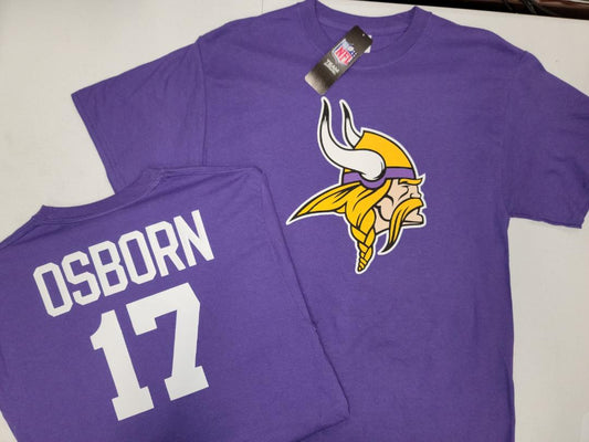 Mens NFL Team Apparel Minnesota Vikings KJ OSBORN Football Jersey Shirt PURPLE